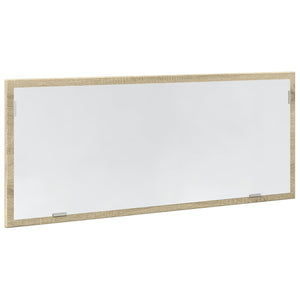 vidaXL LED Bathroom Mirror Sonoma Oak 100x8.5x37 cm Engineered Wood