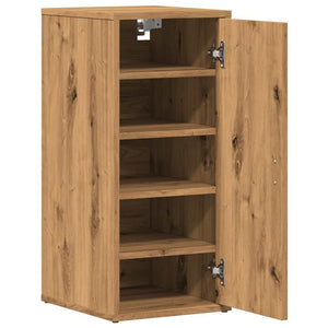 vidaXL Shoe Cabinet Artisan Oak 32x35x70 cm Engineered Wood