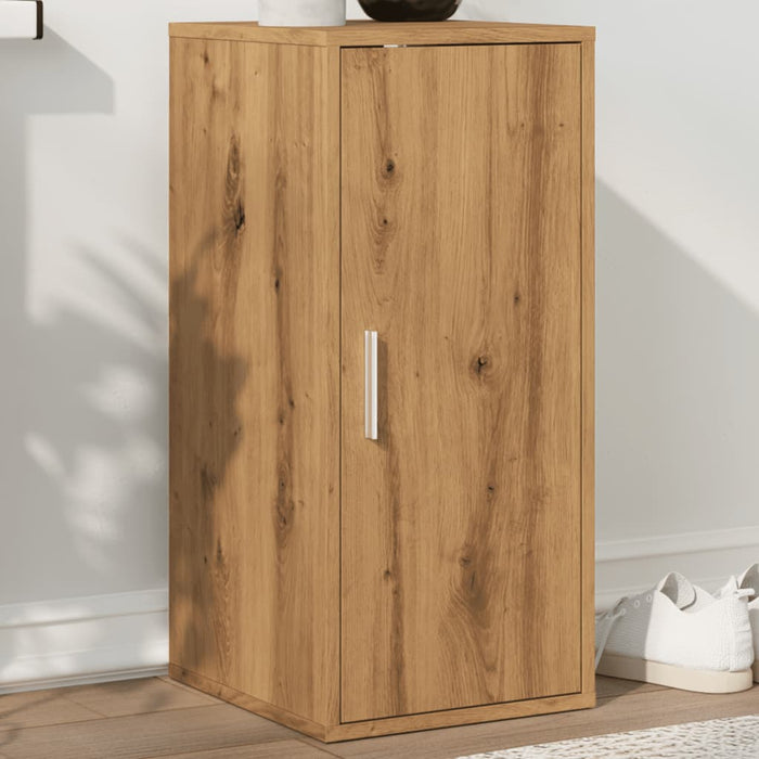 vidaXL Shoe Cabinet Artisan Oak 32x35x70 cm Engineered Wood