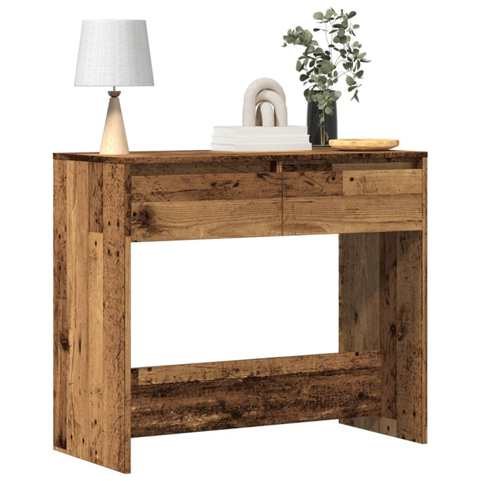 vidaXL Console Table Old Wood 89x41x76.5 cm Engineered Wood