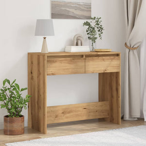 vidaXL Console Table Artisan Oak 89x41x76.5 cm Engineered Wood