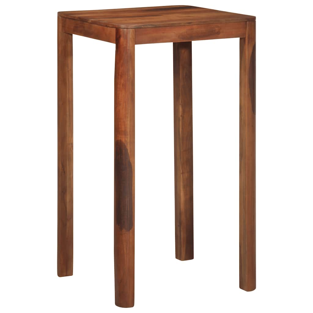 vidaXL Bar Table 60x60x107 cm Solid Wood Acacia