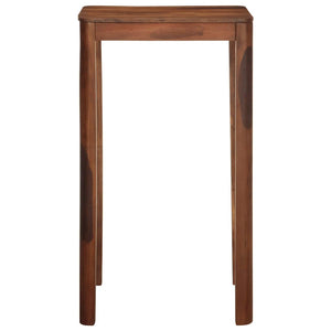 vidaXL Bar Table 60x60x107 cm Solid Wood Acacia