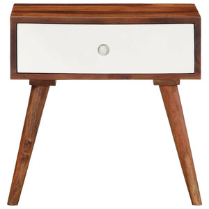 vidaXL Side Table 45x30x45 cm Solid Wood Acacia