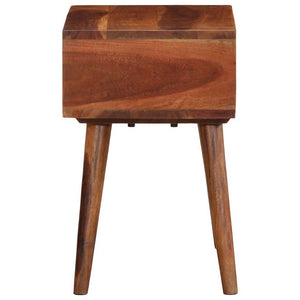 vidaXL Side Table 45x30x45 cm Solid Wood Acacia