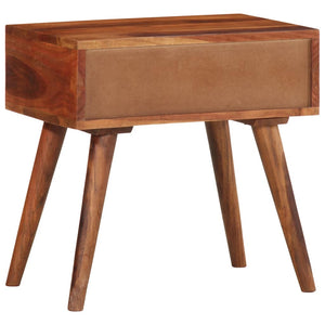 vidaXL Side Table 45x30x45 cm Solid Wood Acacia