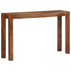 vidaXL Console Table 120x30x76 cm Solid Wood Acacia