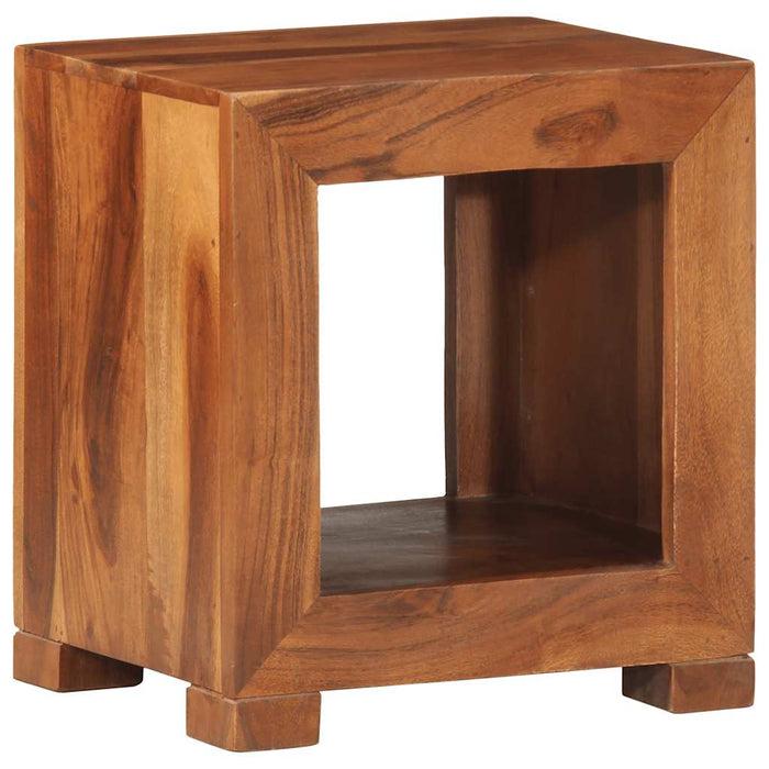 vidaXL Side Table 37x29x40 cm Solid Wood Acacia