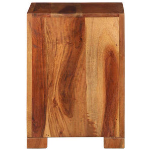 vidaXL Side Table 37x29x40 cm Solid Wood Acacia