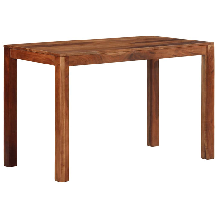 vidaXL Dining Table 120x60x76 cm Solid Wood Acacia