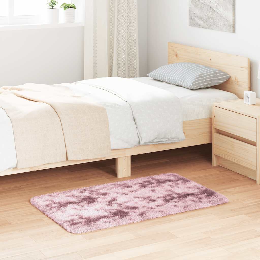 vidaXL Shaggy Rug High Pile Dusty Pink 60x100 cm Polyester