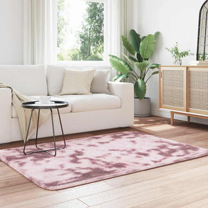 vidaXL Shaggy Rug High Pile Dusty Pink 120x170 cm Polyester