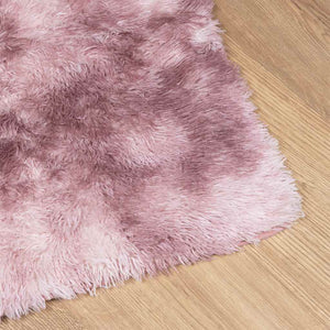 vidaXL Shaggy Rug High Pile Dusty Pink 120x170 cm Polyester