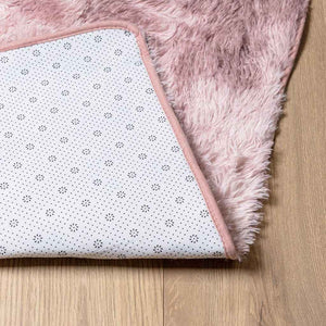 vidaXL Shaggy Rug High Pile Dusty Pink 120x170 cm Polyester