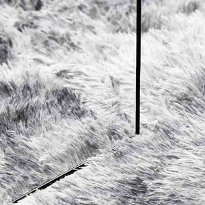 vidaXL Shaggy Rug High Pile Light Grey 120x170 cm Polyester