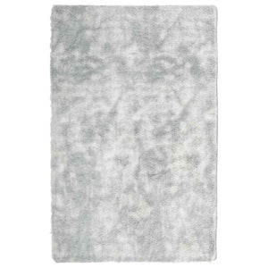vidaXL Shaggy Rug High Pile Light Grey 130x200 cm Polyester
