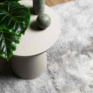 vidaXL Shaggy Rug High Pile Light Grey 130x200 cm Polyester