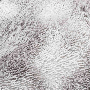 vidaXL Shaggy Rug High Pile Light Grey 130x200 cm Polyester