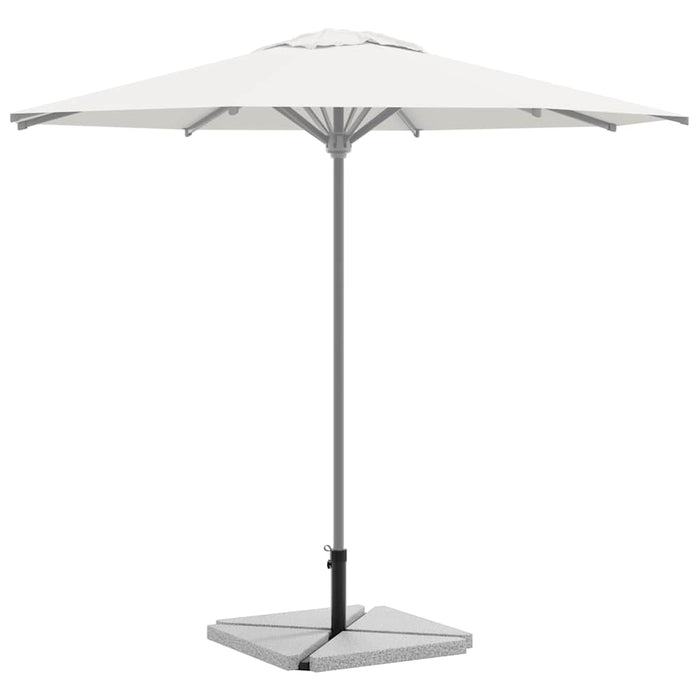 vidaXL 5 Piece Garden Parasol Base Set Granite and Steel