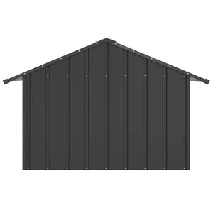 vidaXL Dog House with Roof 83x130x85 cm Galvanised Steel