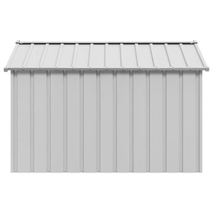 vidaXL Dog House with Roof 113x153x101 cm Galvanised Steel