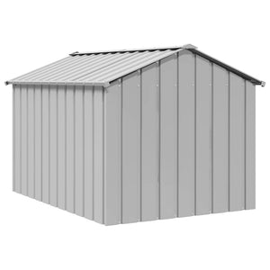 vidaXL Dog House with Roof 113x153x101 cm Galvanised Steel