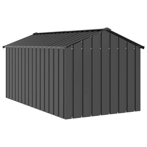 vidaXL Dog House with Roof 114x202x101 cm Galvanised Steel