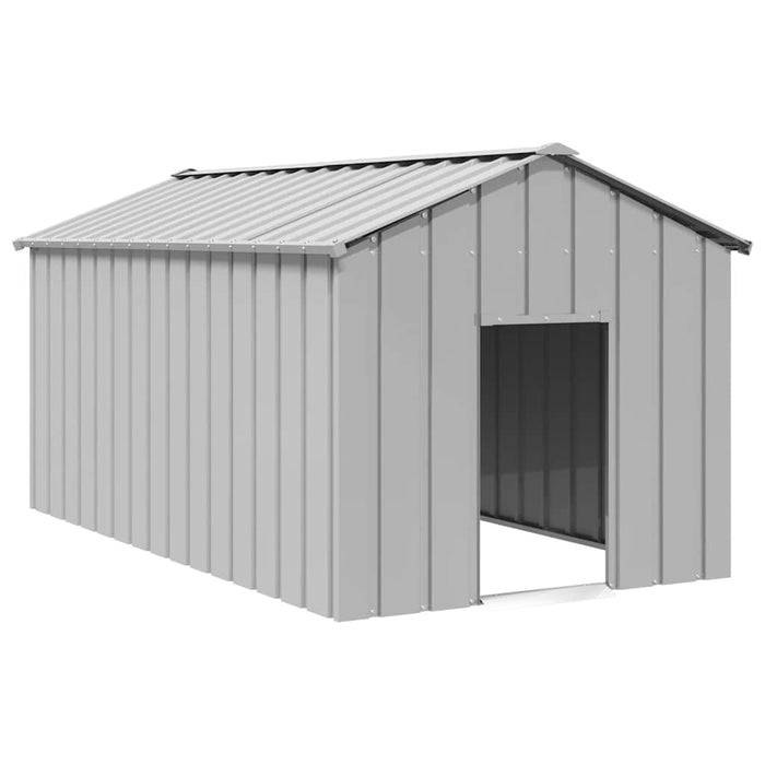 vidaXL Dog House with Roof 114x202x101 cm Galvanised Steel