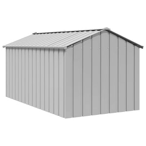 vidaXL Dog House with Roof 114x202x101 cm Galvanised Steel