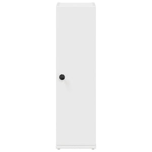 vidaXL Bathroom Cabinet with Roll Holder White 20.5x22x72 cm