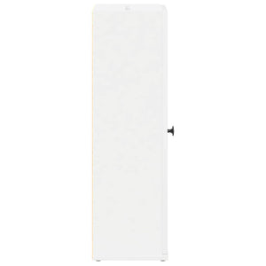 vidaXL Bathroom Cabinet with Roll Holder White 20.5x22x72 cm