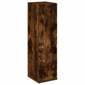 vidaXL Bathroom Cabinet with Roll Holder Smoked Oak 20.5x22x72 cm