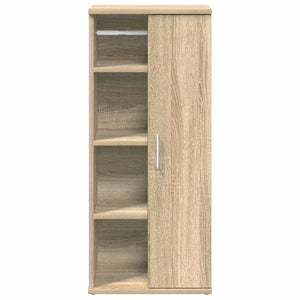 vidaXL Bathroom Cabinet with Roll Holder Sonoma Oak 39x22x90 cm