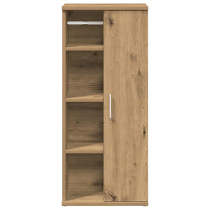 vidaXL Bathroom Cabinet with Roll Holder Artisan Oak 39x22x90 cm