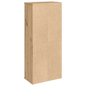 vidaXL Bathroom Cabinet with Roll Holder Artisan Oak 39x22x90 cm