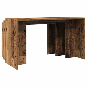 vidaXL Nesting Tables 3 pcs Old Wood Engineered Wood