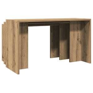 vidaXL Nesting Tables 3 pcs Artisan Oak Engineered Wood