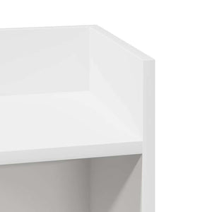 vidaXL Side Tables 2 pcs with Shelf White 25.5x27x60 cm