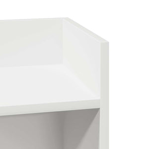 vidaXL Side Table with Shelf Black 25.5x27x60 cm