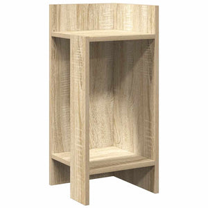 vidaXL Side Table with Shelf Sonoma Oak 25.5x27x60 cm