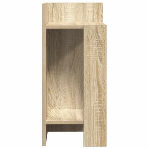 vidaXL Side Table with Shelf Sonoma Oak 25.5x27x60 cm