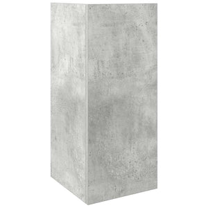 vidaXL Side Table with Shelf Concrete Grey 25.5x27x60 cm