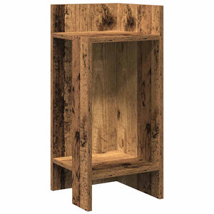 vidaXL Side Tables 2 pcs with Shelf Old Wood 25.5x27x60 cm