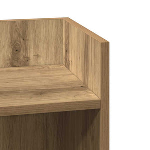 vidaXL Side Table with Shelf Artisan Oak 25.5x27x60 cm