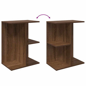 vidaXL Bedside Tables 2 pcs Brown Oak 46.5x29x61 cm Engineered Wood