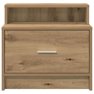 vidaXL Bedside Cabinets with Drawer 2 pcs Artisan Oak 51x31x47 cm