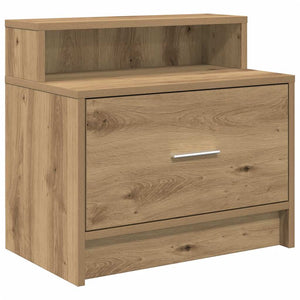 vidaXL Bedside Cabinets with Drawer 2 pcs Artisan Oak 51x31x47 cm