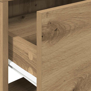 vidaXL Bedside Cabinets with Drawer 2 pcs Artisan Oak 51x31x47 cm