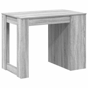 vidaXL Desk with Drawer and Shelf Grey Sonoma 102x62x77.5 cm Engineered Wood