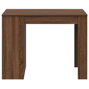 vidaXL Desk with Drawer and Shelf Brown Oak 102x62x77.5 cm Engineered Wood